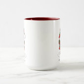 Christmas Gnome Red Green Niedlich Tasse (Zentrum)