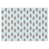 Christmas Gnome Red Green Niedlich Tischdecke (Vorderseite (Horizontal))