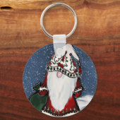 CHRISTMAS GNOME SCHLÜSSELANHÄNGER (Vorderseite)