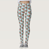 Christmas Gnome Snowman Niedlich Leggings (Vorderseite)