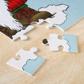 Christmas Gnome Snowman Niedlich Puzzle (Seite)