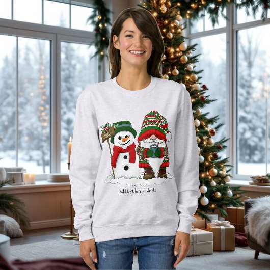 Christmas Gnome Snowman Niedlich Sweatshirt