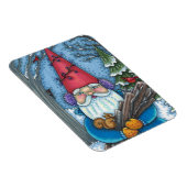CHRISTMAS GNOME, SQUIRREL, WOODPECKER & KARDINAL MAGNET (Rechte Seite)