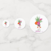 Christmas Gnome Table Confetti – Festive Holiday Konfetti (Rückseiten)