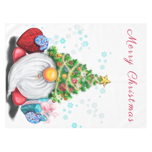 Christmas Gnome Tablecloth Tischdecke (Vorderseite (Horizontal))