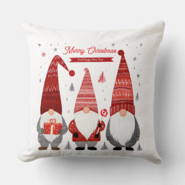 Christmas Gnome Throw Pillow Kissen