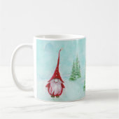 Christmas Gnome Whimsical Kaffeetasse (Links)