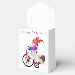 Christmas Gnome with Ohrts Favor Box Geschenkschachtel