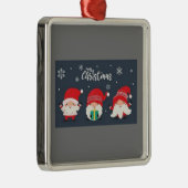 **CHRISTMAS GNOMES** CHRISTMAS ORNANATION ORNAMENT AUS METALL (Rechts)