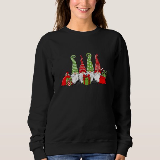Christmas Gnomes Family Holidays Men Women Sweatshirt (Vorderseite)