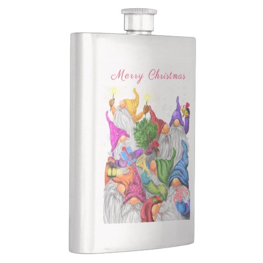 Christmas Gnomes Flask Flachmann (Rechts)