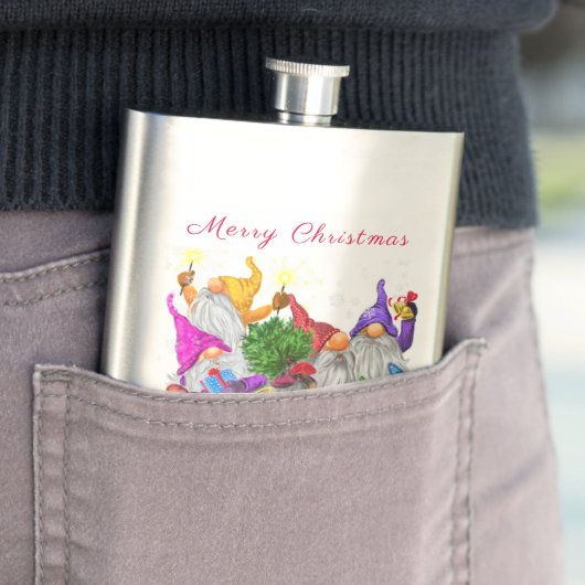 Christmas Gnomes Flask Flachmann (Beispiel)