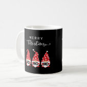 Christmas Gnomes Ho Ho Ho Ho Kaffeetasse (Vorderseite Links)