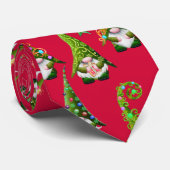 Christmas Gnomes Neck Tie Krawatte (Gerollt)