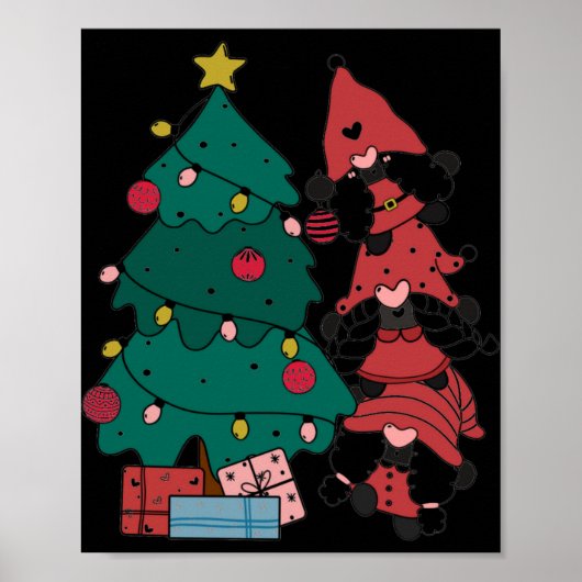 Christmas Gnomes Toddler T Shirt  Poster (Vorne)