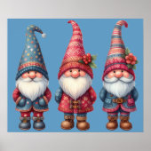 Christmas Gnomes Trio Poster (Vorne)