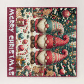 Christmas Gnomes Trio Puzzle (Horizontal)