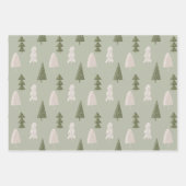 Christmas Gnomes Trolles Geschenkpapier Set (Vorderseite 3)