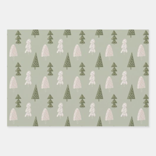 Christmas Gnomes Trolles Geschenkpapier Set (Vorderseite 3)