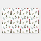 Christmas Gnomes Woodland Geschenkpapier Set (Vorderseite 2)