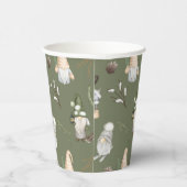 Christmas Gnomes Woodland Pappbecher (Rechts)