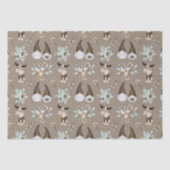 Christmas Gnomes Woodland Seidenpapier (Vorderseite)