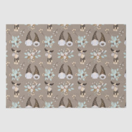 Christmas Gnomes Woodland Seidenpapier