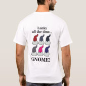 Christmas Gnomes Xmas Lucky T-Shirt (Rückseite)