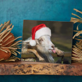 Christmas Goat Fotoplatte (Seite)