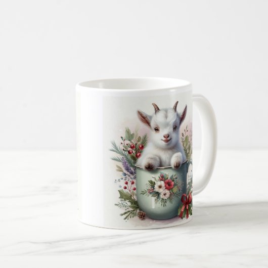 Christmas Goat Kaffeetasse (VorderseiteRechts)