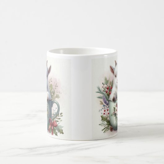 Christmas Goat Kaffeetasse (Mittel)