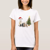 Christmas Goat Tee – Rustic Nature (Vorderseite)