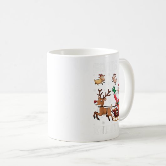 Christmas Goats Uni-kids Christmas Goat Funny , Bl Kaffeetasse (VorderseiteRechts)