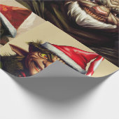 Christmas Goblin Wrapping Paper Geschenkpapier (Ecke)