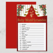Christmas Gold Tree Baby Wortspiel (Vorne/Hinten)