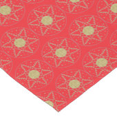 Christmas Gold Tree Pattern Personalize 14 x 72 Kurzer Tischläufer (Ecke)