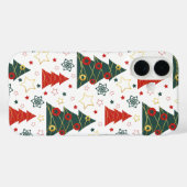 Christmas Gold Twinkle Starry Pines Case-Mate iPhone Hülle (Rückseite (Horizontal))