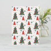 Christmas Gold Twinkle Starry Pines Feiertagskarte (Stehend Vorderseite)