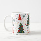 Christmas Gold Twinkle Starry Pines Kaffeetasse (Links)