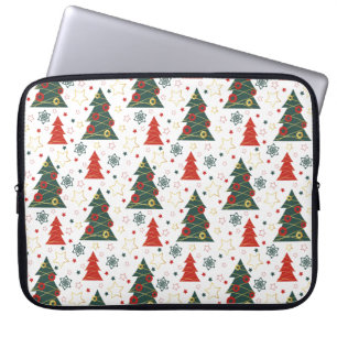 Christmas Gold Twinkle Starry Pines Laptopschutzhülle