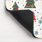 Christmas Gold Twinkle Starry Pines Mousepad (Ecke)
