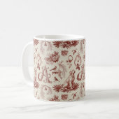 Christmas Golden Retriever Dog Letter A Gift Kaffeetasse (Vorderseite Links)