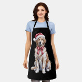 Christmas Golden Retriever Lover Dog Mama Schürze (Getragen)