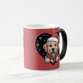 Christmas Golden Retriever - Santa Dog Verwandlungstasse (VorderseiteRechts)