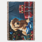 CHRISTMAS GOLDEN RETRIEVY PUPPY DECKE (Vorderseite Vertikal)