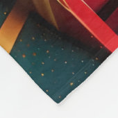 CHRISTMAS GOLDEN RETRIEVY PUPPY FLEECEDECKE (Ecke)