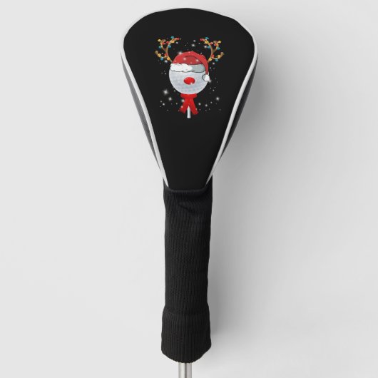 Christmas Golf Ball Headcover (Vorderseite)