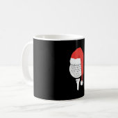Christmas Golf Ball Kaffeetasse (Vorderseite Links)