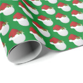 Christmas Golf Balls Geschenkpapier (Rolleneckpunkt)
