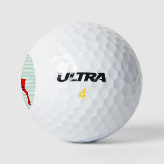 CHRISTMAS GOLF BALLS GOLFBALL (Logo)